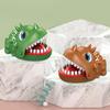 Triceratops Shape Hand-biting Crocodile Scary Toy Odorless Hand-biting Dinosaur  Birthday Gift