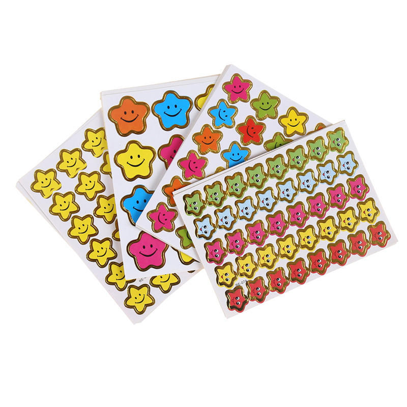 10Sheets Star Sticker School Kids Rewards Encouragement Craft Diy Toy Gift Kawaii