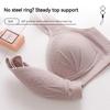 Large Size Without Steel Ring Breastfeeding Mom Push Up Beautiful Back Underwear Thin Section Breathable Adjustable Ladies Bra