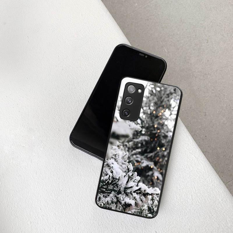 Phone Case For Samsung S22 5G S21 Ultra S20 FE S10 Plus Lite Christmas Santa Snowman Soft Silicone Cover For Galaxy S9 S8 S7 A91