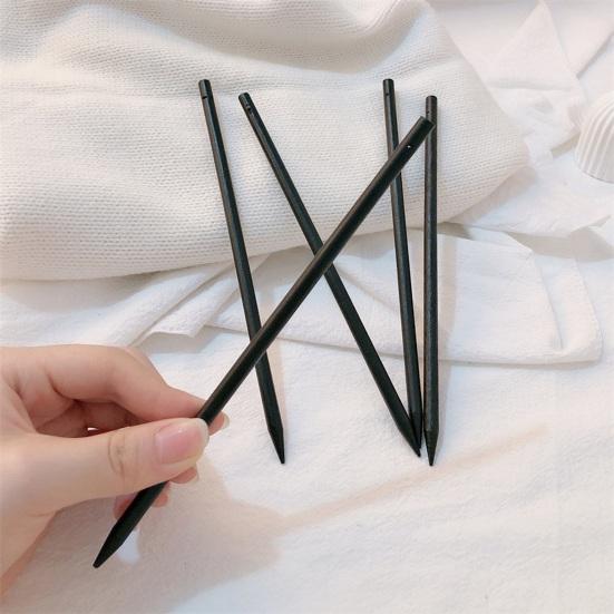 2Pcs Chinese Style Hairpin Black Wood Hair Pin Stick Hairpin Chopsticks Hair Women Long Decoration Hair Accessories