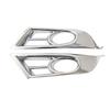 Pair of Front Fog Light Cover Trim Fit Honda CRV CR-V 2017 2018 Chrome