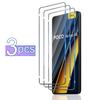 3pcs HD Clear Tempered Glass Screen Protector For POCO F3 F4 F5 F6 X3 X4 X5 X6 PRO M3 M4 M5 M6 M5S C40 C65 C75 GT Cover Protective