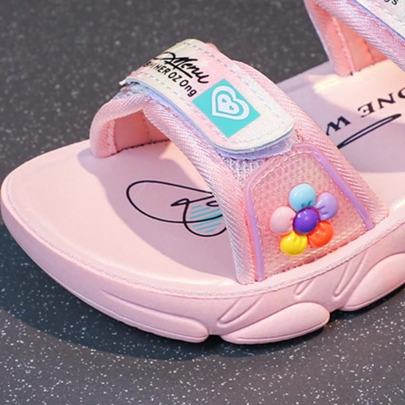 Fashionable Girls' Sandals New Casual Sports Anti Slip Beach Shoes