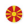 Aimant Rond - Multicolore - Macédoine Du Nord - 9 Cm - 50 Pièces - Résine Synthétique