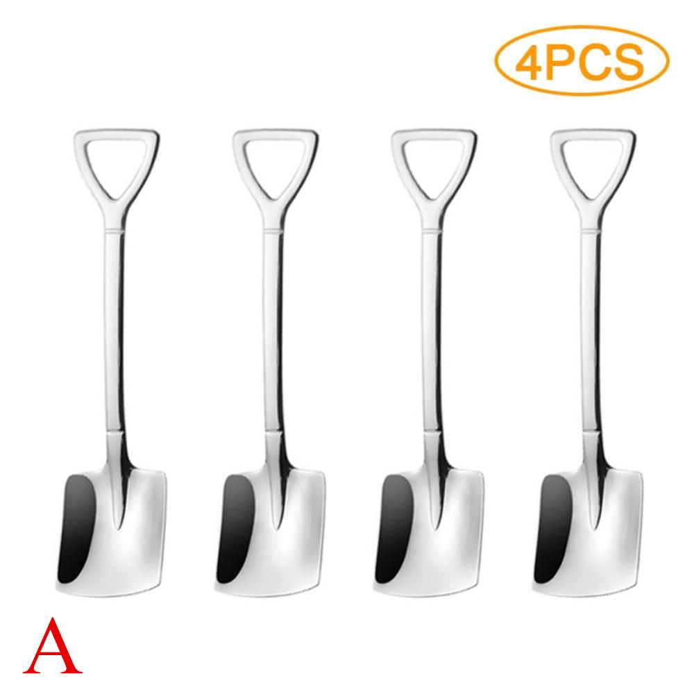 Watermelon Spoon Pure Titanium Tableware Stainless Steel Retro Shovel Dessert Spoon Coffee Spoon