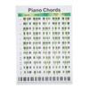 Piano Chord Chart Art Paper Educational Fingering Chart Posters for Pianists SongwritersL