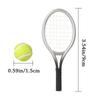 Garden Gift Sport Tennis Model Miniature Tennis Racket Mini Tennis Racket&Ball Doll House Tennis