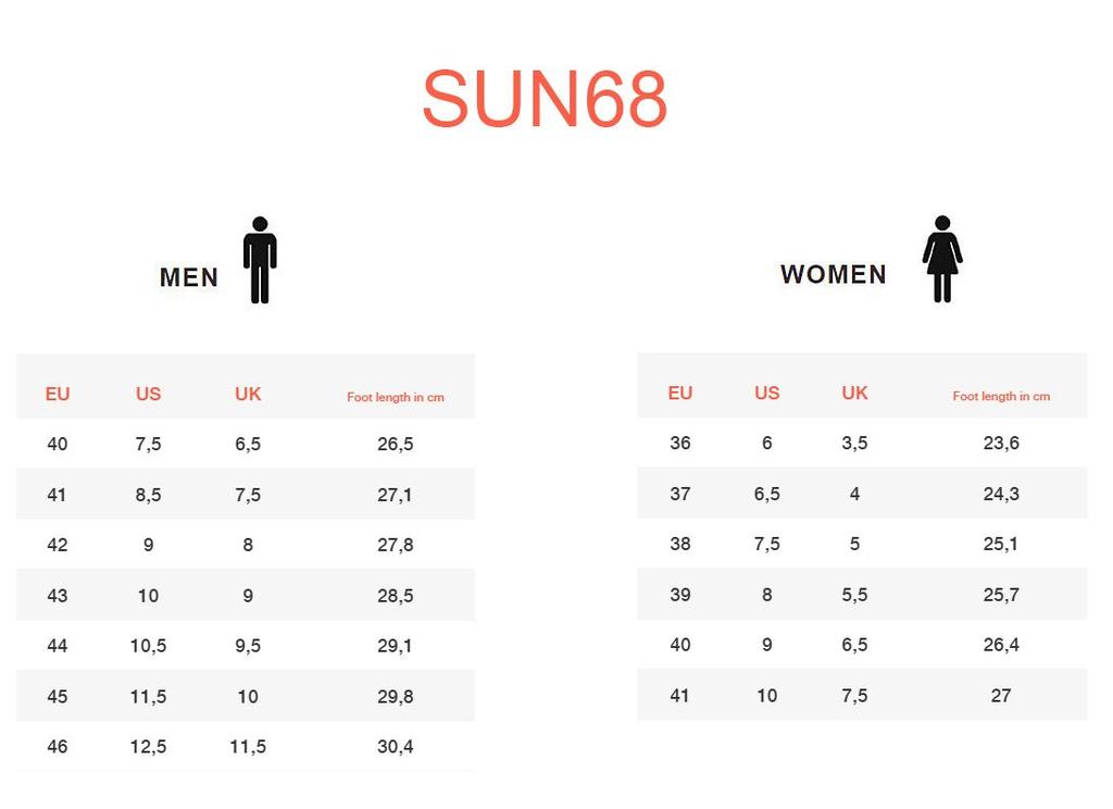 Sun68 Tom Fluo - Men's Sneakers Shoes Brown Z44102-08 ORIGINAL