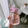 Portable Summer Water Cup with Straw for Women and Children: Cute Design for Students, Pregnant Women, and Adults