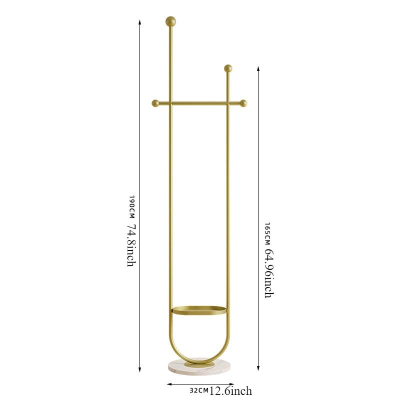 Stand Portable Clothes Rack Bedroom Floor Holder Clothes Hanger Hat Rack Home Modern Perchero De Pie Clothing Store Furniture