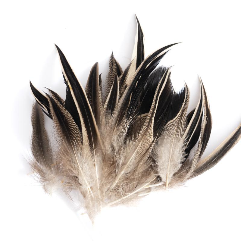 80 Natural Pheasant Feather Decorative Diy Jewelry Hair Accessories Material Cat Stick Toy Accessories