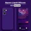 Роскошный жидкий силиконовый чехол для OPPO A15 A15S A18 A38 A58 A53 A52 Reno 10 5G A57 A77S A76 A78 A57S A96 4G 5G квадратный чехол