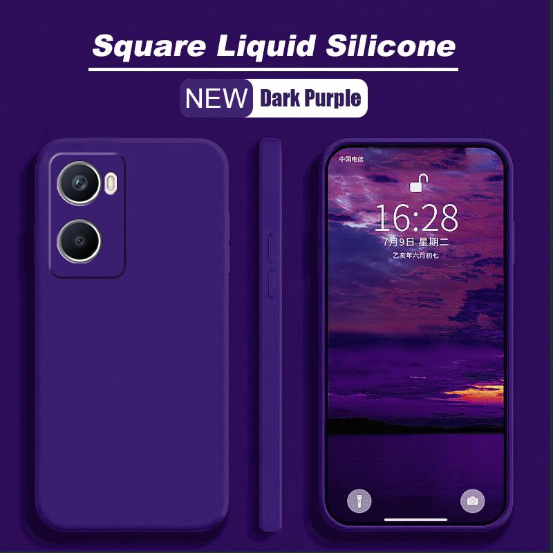 Роскошный жидкий силиконовый чехол для OPPO A15 A15S A18 A38 A58 A53 A52 Reno 10 5G A57 A77S A76 A78 A57S A96 4G 5G квадратный чехол