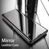 Smart Mirror Anti Drop Phone Case for Samsung Huawei Honor Xiaomi Redmi iPhone OnePlus Cover Magnetic Flip PU Leather
