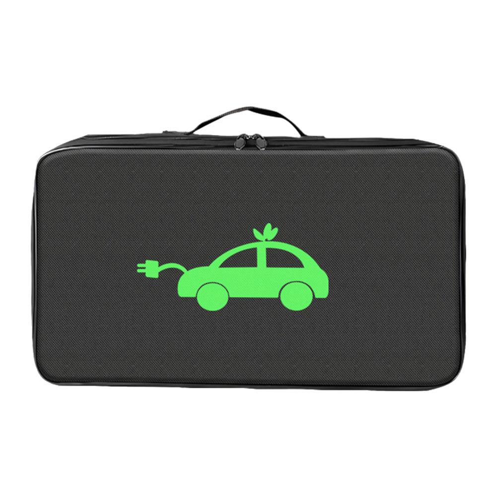 Charging Guns Storage Bag Jumper Cable Bag Waterproof Flame-retardant EV Car Rechargeable Gun Storage Organizer
