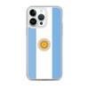 Coque iPhone - Drapeau Argentine - iPhone 14 Pro Max - Souple - Plastique Transparent - Modèle Vertical