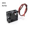 DC 5V 12V 24V 3010 Fan Cooling Brushless Mini Fan 30*30*10MM Cable 2Pin Oil Fluid Bearing Radiator For 3D Printer Parts Reprap