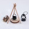 1:12 Dollhouse Camping Campfire Scene Model Dollhouse Miniature Bonfire Ornament Micro Garden Landscape Decoration Accessories