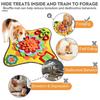 Pet Smelling Pad with Anti-Slip Bottom Advanced Foraging Sniffing Mat Bright Color Slow-Food Exercise Mat Multi-layer Pet Mat