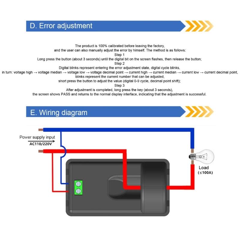 Многофункциональный аккумулятор MonitorsMeter для автомобильного аккумулятора 12 В/24 В/48 В, ЖК-цифровой дисплей, измеритель тока, напряжения, солнечной энергии