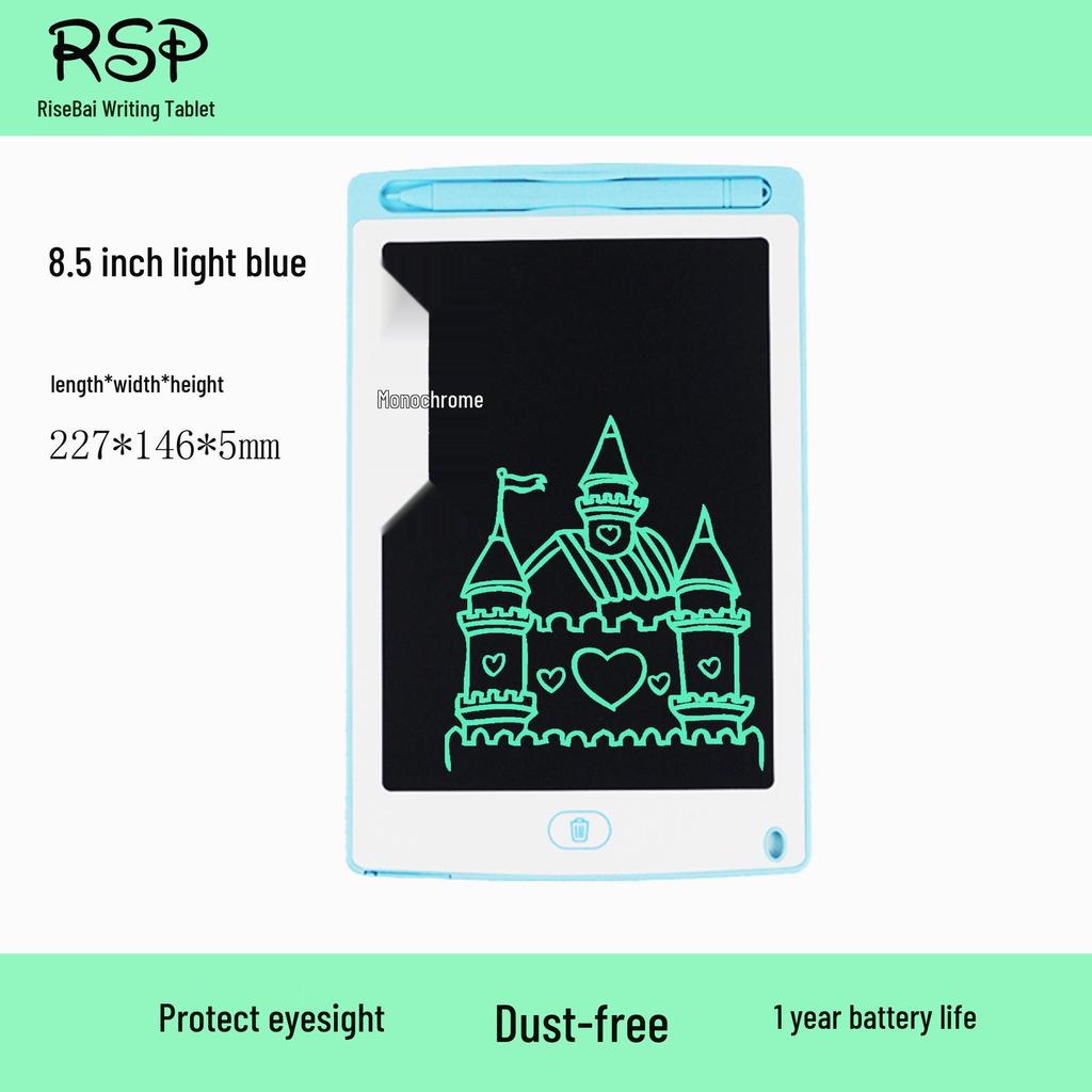 8.5, 10, 12-Inch LCD White Drawing Board for Kids - Educational Handwriting Blackboard Toy