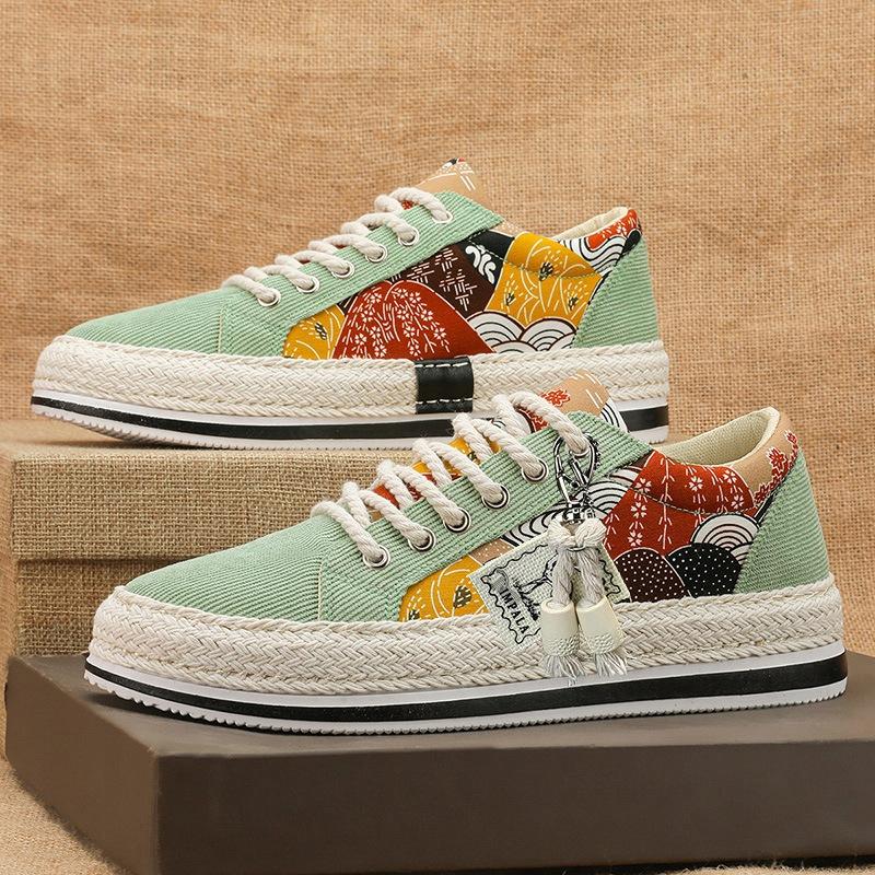 Board Shoes Student Youth Low-top Casual Trendy Shoes Men's Spring and Summer Men's Shoes 2024 New Trendy Cloth Shoes Men's