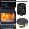10/12/15MMx2M Fiberglass Fireplace Door Sealing Strip Self-adhesive High Temperature Wood Stove Door Replacement Flat Gasket Rope Tape