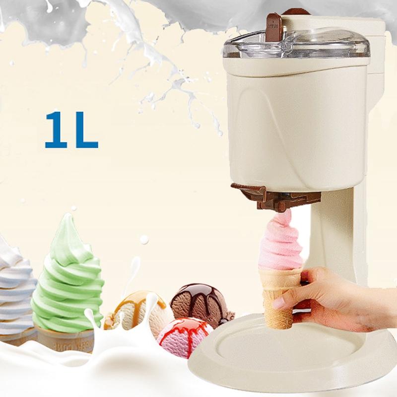 Ice Cream Machine Fully Automatic Mini Fruit Ice Cream Maker for Home Electric DIY Kitchen Household Use Fruit Dessert Machine
