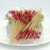 Cute Toothpicks 100pcs Bamboo Fruit Forks Disposable Fruit Skewers Creative Flower Skewers