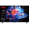 TCL 55P6K - TV LED 55" (139 Cm) - 4K UHD 3840x2160 - HDR10+ - Google TV - 3xHDMI 2.1 - WiFi