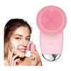 Silicone Face Cleansing Brush Electric Facial Scrubber Massager Sonic Vibration Waterproof Skin Care Tool for Pore Cleaning