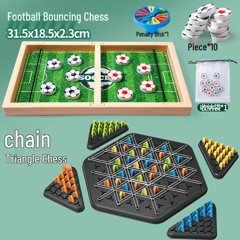 Boys' Tabletop Billiard and Soccer Game Set