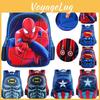 Spiderman Superman Batman Captain America Backpack Kids Boys School Bags