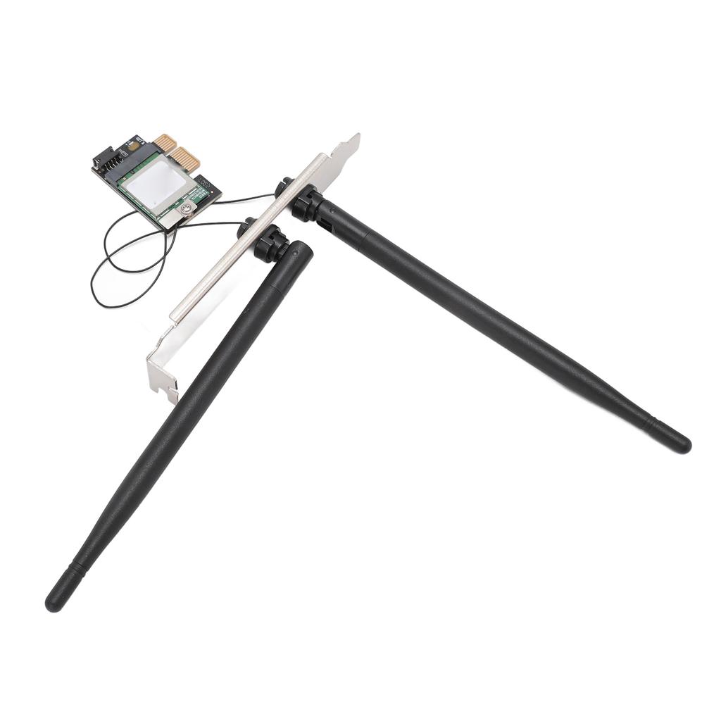 5G Network Card 2.4G 5G 867Mbps Dual Band 802.11AC BT4.1 Plug and Play PCIe WiFi Adapter Card for Win System Computer