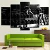 5Pcs Gym Girl Sexy Figure Curves Dumbbells 5 Piece Canvas Wall Art Print Decor Pictures Paintings HD Print Home Decor Poster