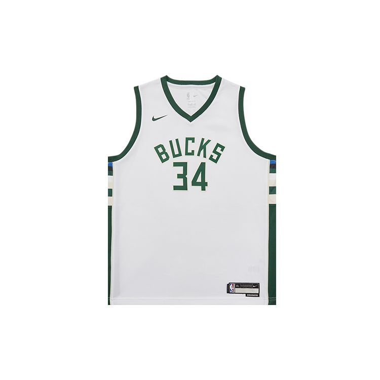 Nike Youth Milwaukee Bucks Giannis Antetokounmpo Quick-Dry Breathable Tank Top Basketball Jersey Kids Tops White 3Z2B7BZ1P-BCKGA