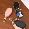 Car Key Wallet Women Zipper Door Keys Storage Mini Portable Multi-function Classic Car Key Bag