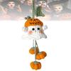 Halloween Crochet Kit Crochet Ghost Bag Charm DIY Kit Crochet Project Ghost Hanging Decoration Craft Set for Crochet Lovers