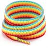 Colorful Flat Shoelaces for Shoes Rainbow Sneakers Laces Gradient Color Low-Cut High Top Canvas Casual Shoelace Shoe Accessories