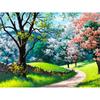 DIY Landscape 5D Diamond Painting Full Round Drill Scenic Diamond Embroidery Cross Stitch Mosaic Kits Resin Wall Art Home Decor