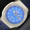 VINTAGE SEIKO 5 AUTOMATIC 7009A JAPAN MENS ARABIC BLUE DIAL WATCH A701628-5 R206c-a701628