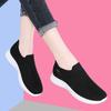 2025 Summer New Socks One Pedal Casual Breathable Women's Shoes Flying Woven Walking Shoes Mother Shoes Large Size Shoes