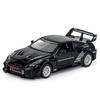 1/32 Scale Skyline Nissan GTR CSR2 Alloy Sports Car Model Die-cast Metal Toy Racing Model Simulation Sound and Light Children's Gift