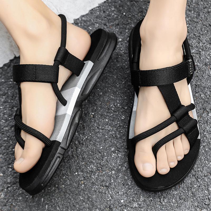 New Men Sandals New Fashion Casual Men Flat Sandals Beach Comfortable Flip-flops Water Shoes For Men Non-slip House Flats