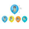 30pcs Bluey Blue Dog Party Supplies Include a Banner, Cake Toppers, Balloons