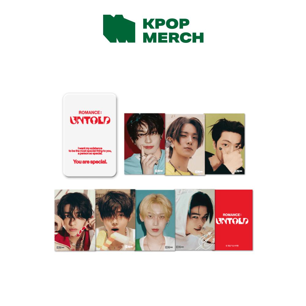 ENHYPEN Lenticular Mini Card & Tin Case Set (ROMANCE : UNTOLD)