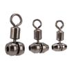 10pcs 3 Way Fishing Swivels T Turn Brass Barrel Triple Swivel Cross Line Fishing Connectors