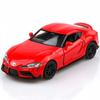 Игрушечный автомобиль Toyota Supra в масштабе 1/36, литая под давлением модель автомобиля Toyota, игрушечные машинки с откатным механизмом, автомобили в подарок для мальчиков и девочек