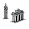 Metal Earth Fascinations Big Ben Tower and Brandenburg Gate Puzzle 3D En Métal